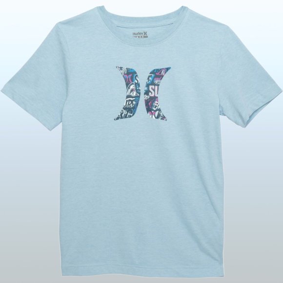 HURLEY Icon Fill Logo Boys Tee T-Shirt NWT - Picture 2 of 5
